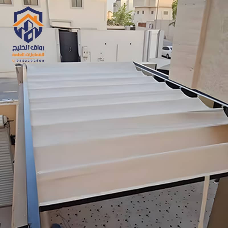مظلات سحب يدوي مقاومة للشمس والمطر
