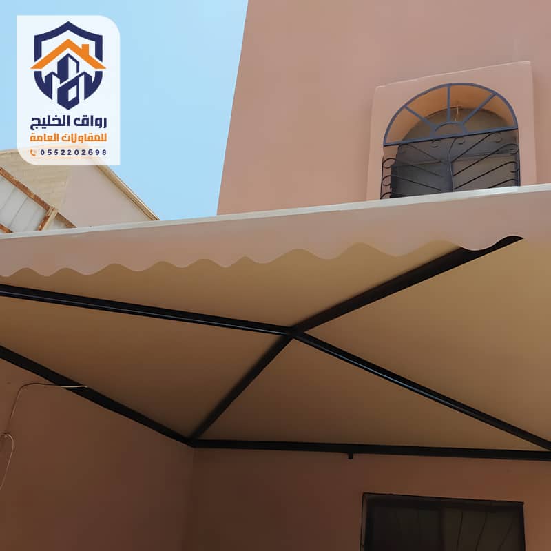 مظلات سيارات مؤسسة رواق الخليج
